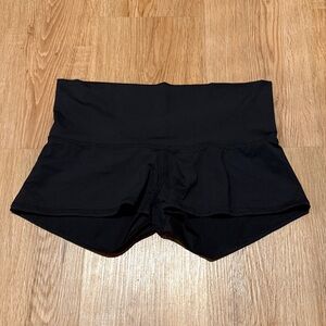 Teeki Black Yoga Shorts